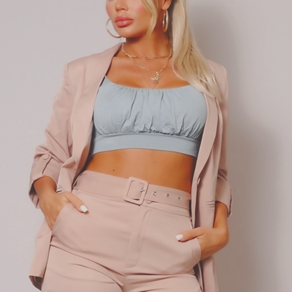 Blazer and Shorts Set